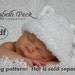 INSTANT DOWNLOAD Baby Bear Roll Brim Hat Knitting Pattern in 3 Sizes, PDF Number 111 -- Permission to Sell Hats -- Over 16,000 patterns sold