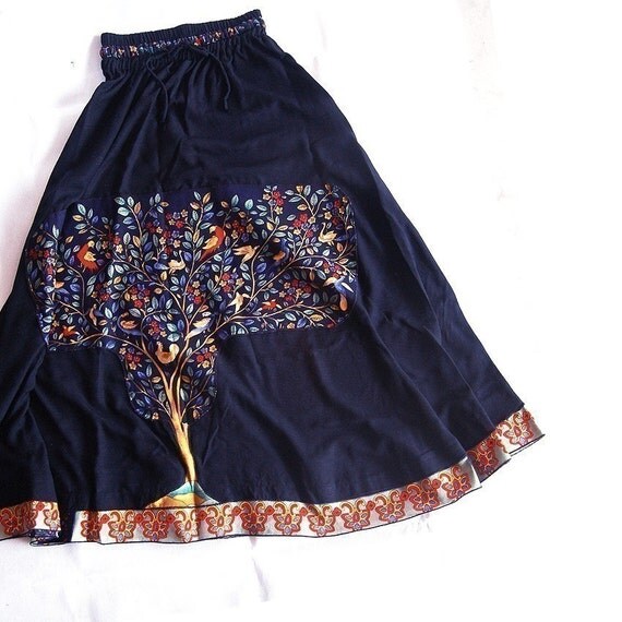 little buddha maxi skirt (Q1004)