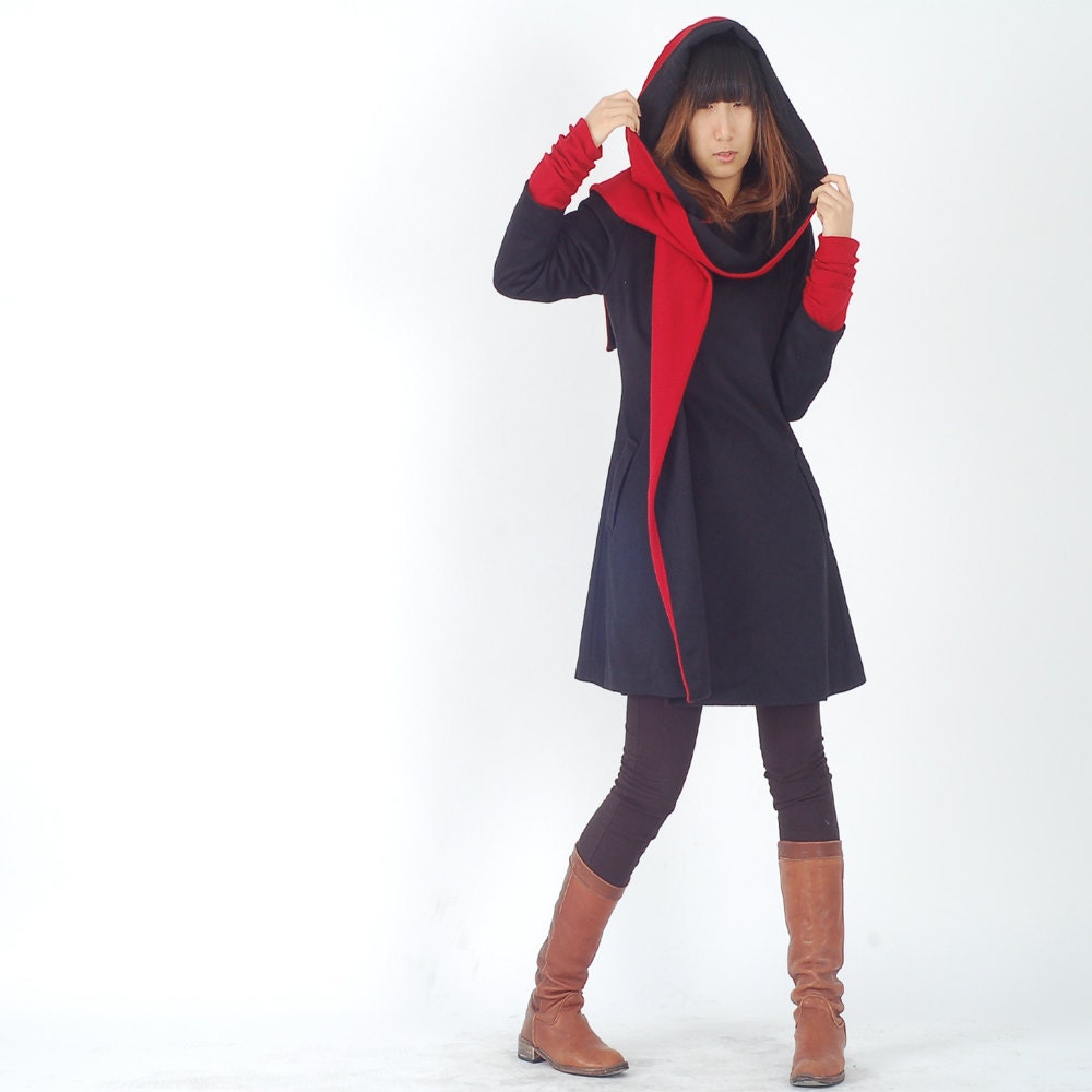 Far Away from Home - cashmere hood coat (Y1121)