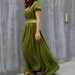 Aegon 2 - silk chiffon long dress (Q1010)