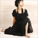Aegon 2 silk chiffon long dress (Q1010)
