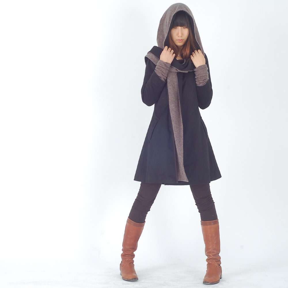 Far Away from Home - cashmere hood coat (Y1121)