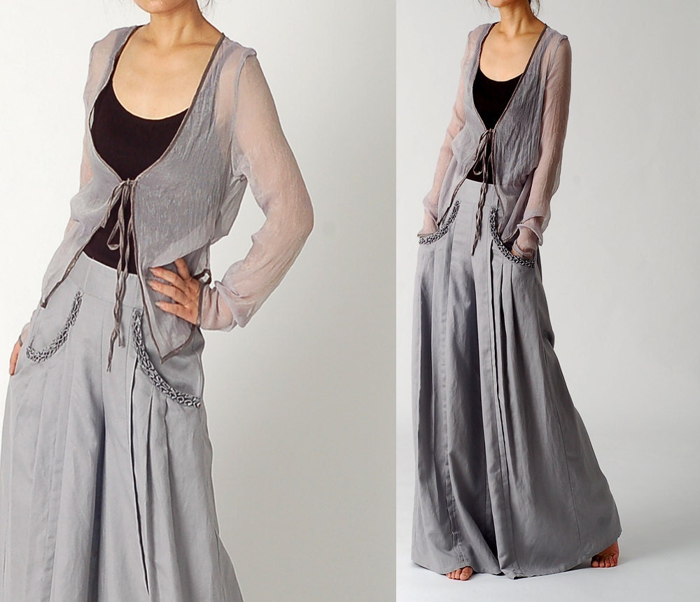 Tranparent Meditation - sheer zen jacket (Y1206)