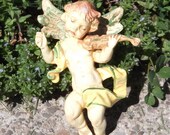 Vintage Angel Violinist Ornament in Excellent Condition - She never had a bow