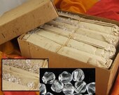 Package of 10 Vintage Clear Crystal Bicone Chatons
