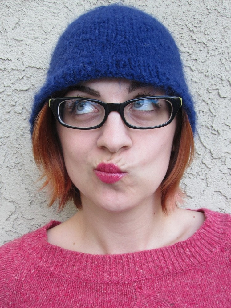 SALE Lincoln Park Cloche in Midnight Crusade, hat no. 3