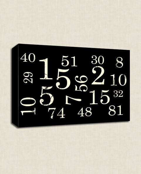 Special Dates Wedding Canvas Art  Vintage style art modern typography 12x16 Wall Decor