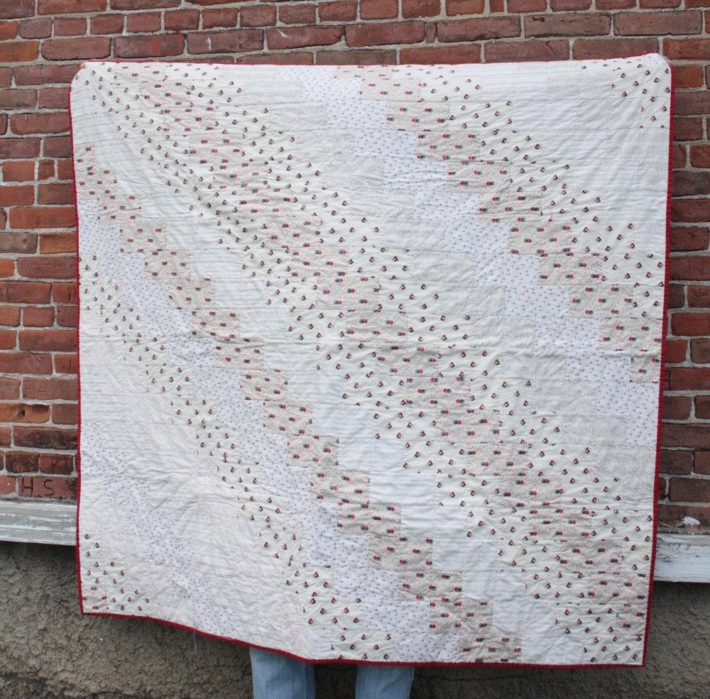 graphic bricks quilt