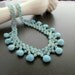 Amazonite Princess Handmade Beaded Gold Necklace