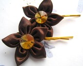 Chocolate Brown Hair Pins