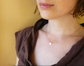 Tiny Gold Dot Necklace in Gold Filled - Simple Gold Necklace, Sweet Everyday Dainty Jewelry