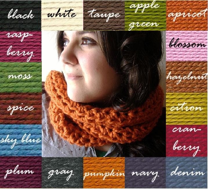 Ear Warmer Headband Neckwarmer Cowl Red