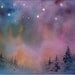 ACEO AURORA celestial northern lights print Jim Smeltz