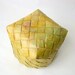 Basket hand woven ocra golden unique