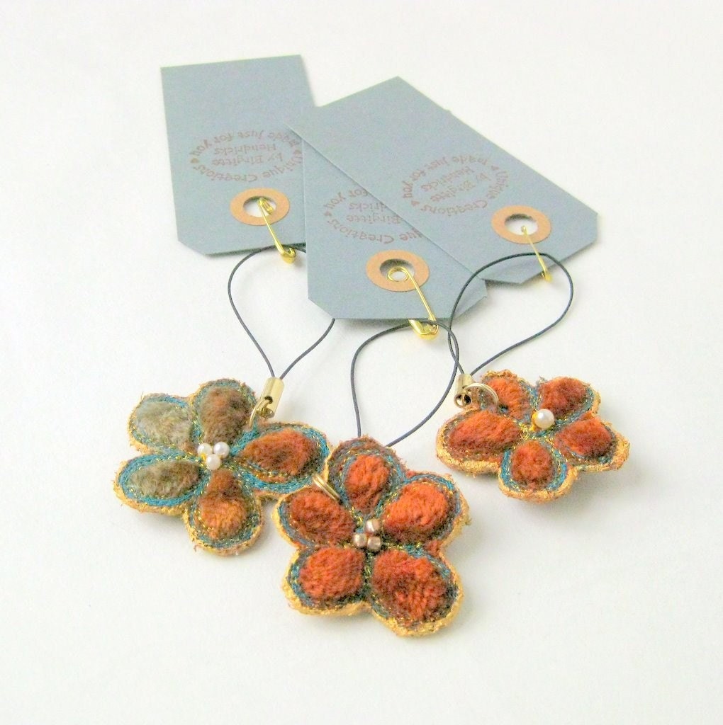 Purse camera flower charm golden velvet cute rustic handmade