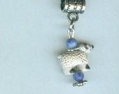 SHEEP Bead Charm for Trollbead, European, and All Name Brand Add a Bead Charm Bracelets