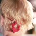 violet blooming headband