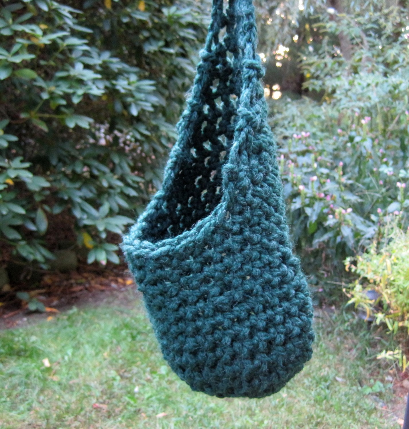 Crochet Cocoon Baby Cocoon Hanging Cocoon Baby Cacoon Infant Stork Pouch Baby Sling Newborn Cocoon, Christmas Cocoon, Photo Prop Pine Green