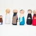 Nativity Set Hand Painted - Wooden Dolls Made to Order