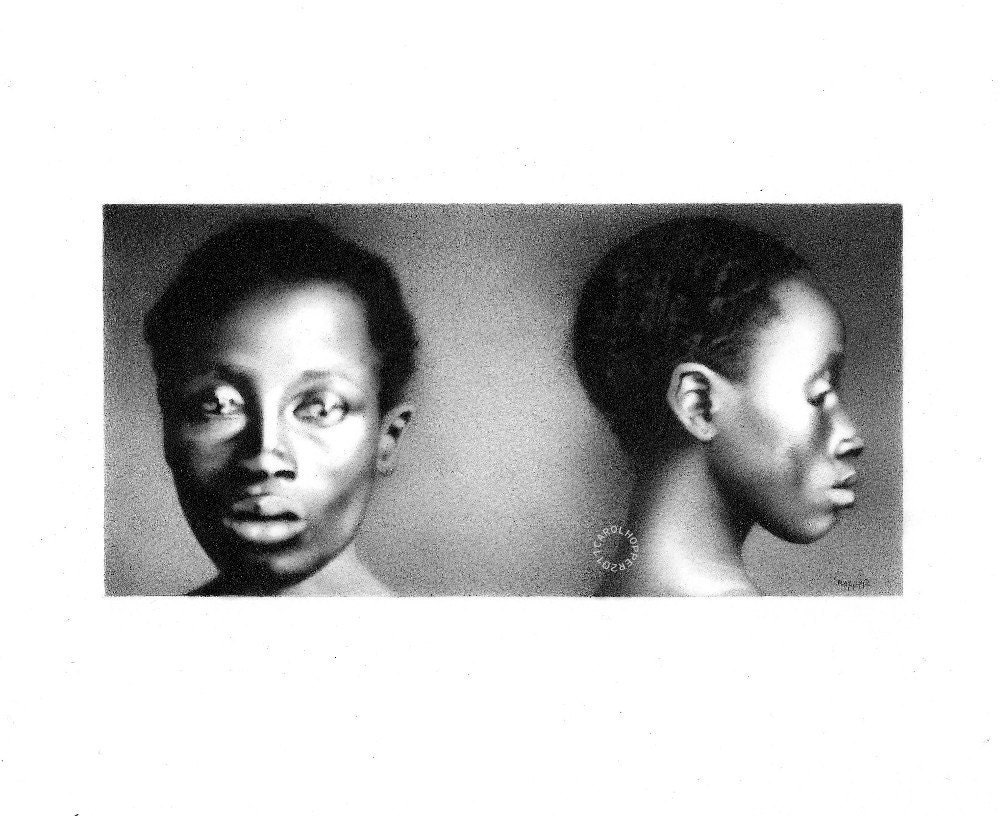 Delia, Daughter of a Slave - Pencil Drawing - Just a Number Series