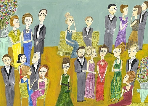 They lived a life dedicated to the disdain of the commonplace. Limited edition print by Vivienne Strauss.
