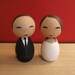 Customizable Wedding kokeshi set.