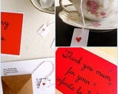 Mother's Day Postcard Tea Gram