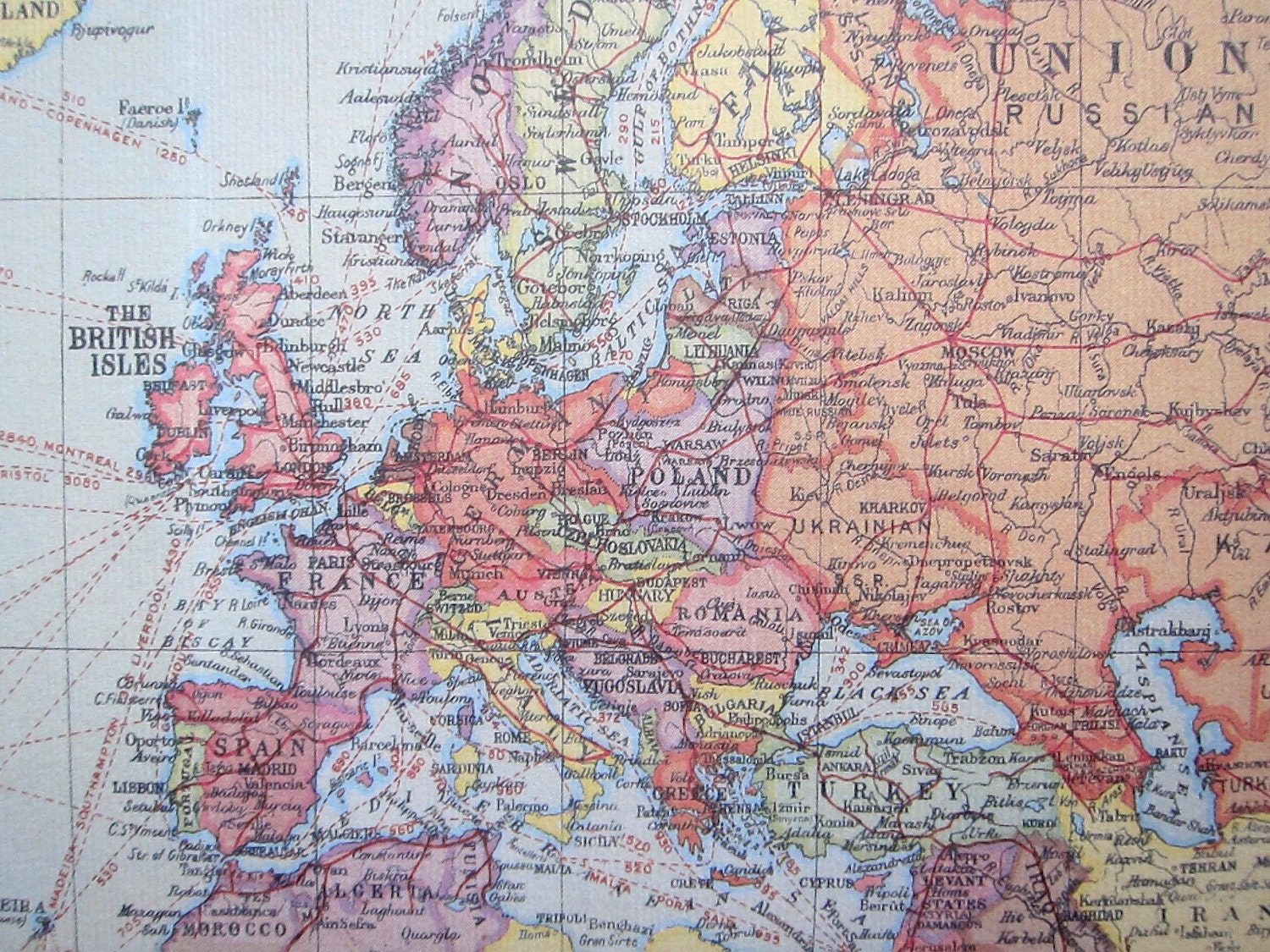 DIY Travel Map Kit - World Map No. 1