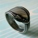 Antique Silver Spoon Ring - Meadowbrook 1936
