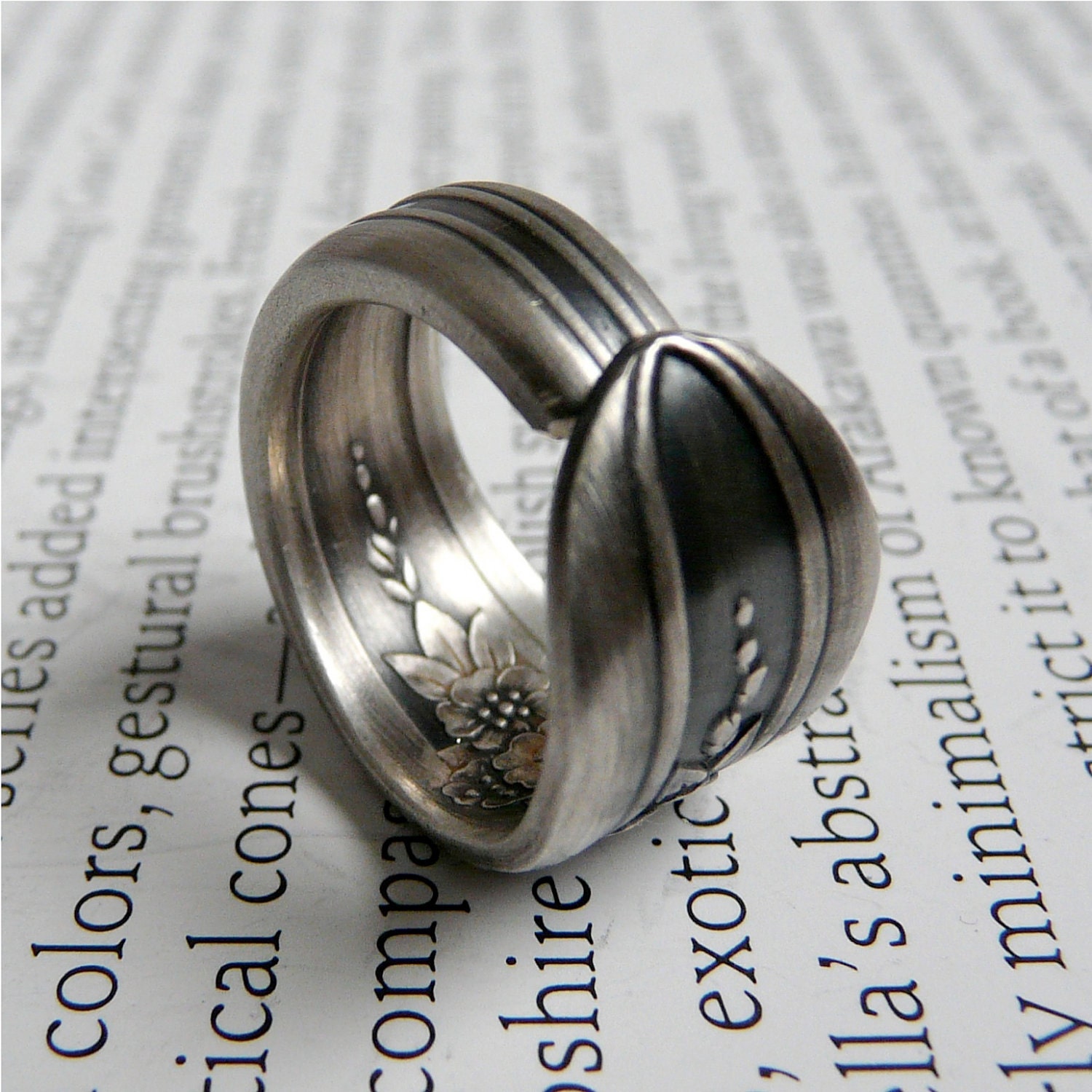 Antique Silver Spoon Ring - Triumph 1941, Last One Left