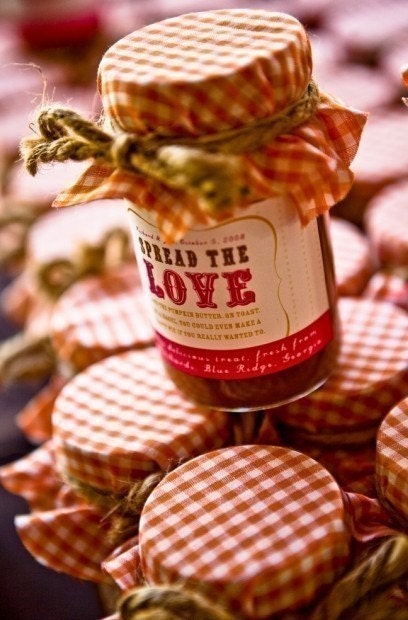 Strawberry Jam Wedding Favor