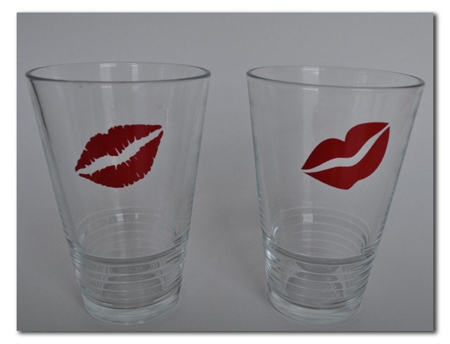Her Lips Decals - set of 4