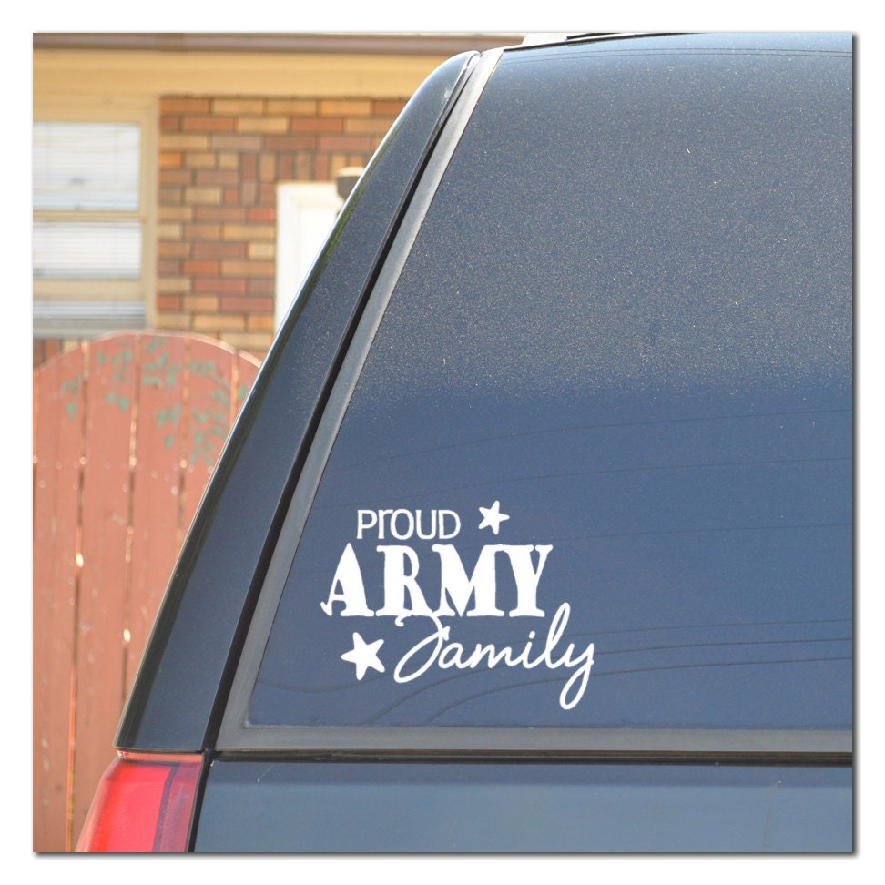 Army Family Car Decal