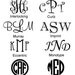 Vinyl Monogram