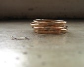 Gold Stacking Rings