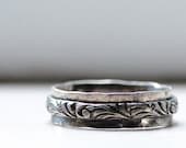Rustic Sterling Renaissance Ring