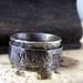 Rustic Spinner Ring - personalized