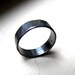 Mens Ring Rustic Distressed Sterling Band