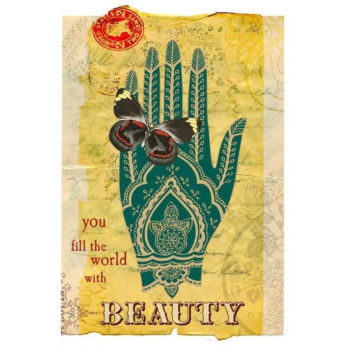 You Fill the World With Beauty PRINT - Valentine's Day Present