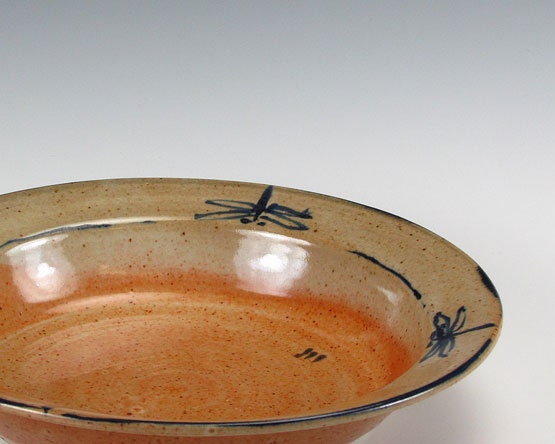 Flanged Dragonfly Salad Bowl