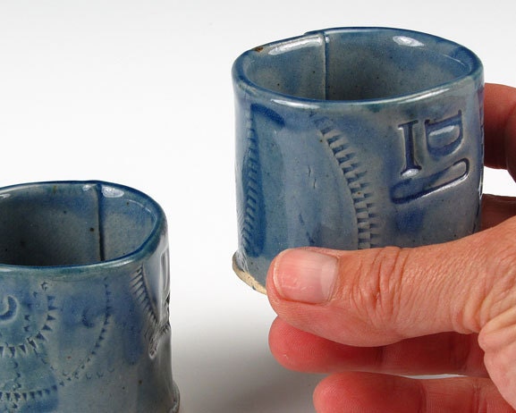 Blue IDC Liquor Cups