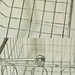 Vintage metal wire basket - storage - organize - handle