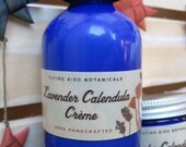 lavender calendula creme 4oz with pump... 100% organic cream for face and body