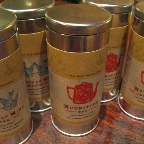 nutritive tea, 100% organic and wildcrafted hand-mixed herbal tea