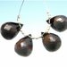 Finest Quality AAA Smoky Quartz Faceted Tear Drop Briolettes 2 Matched Pair 4 Pcs Size 16x12mm approx