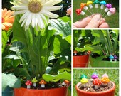 The Full Spectrum- A Rainbow of Mushroom Garden Stakes