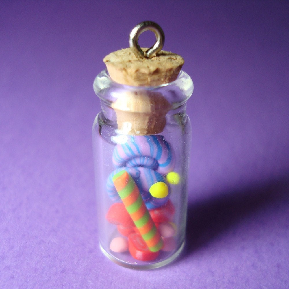 Candy Shop In A Jar Pendant