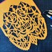 Papel Picado Banners . CHANDELIER (3 banners) Custom Color wedding garland
