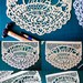 Papel picado wedding garland MI FAMILIA (3 banners) personalized . featured in Destination Weddings magazine