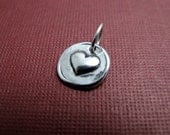 be mine sterling silver heart charm